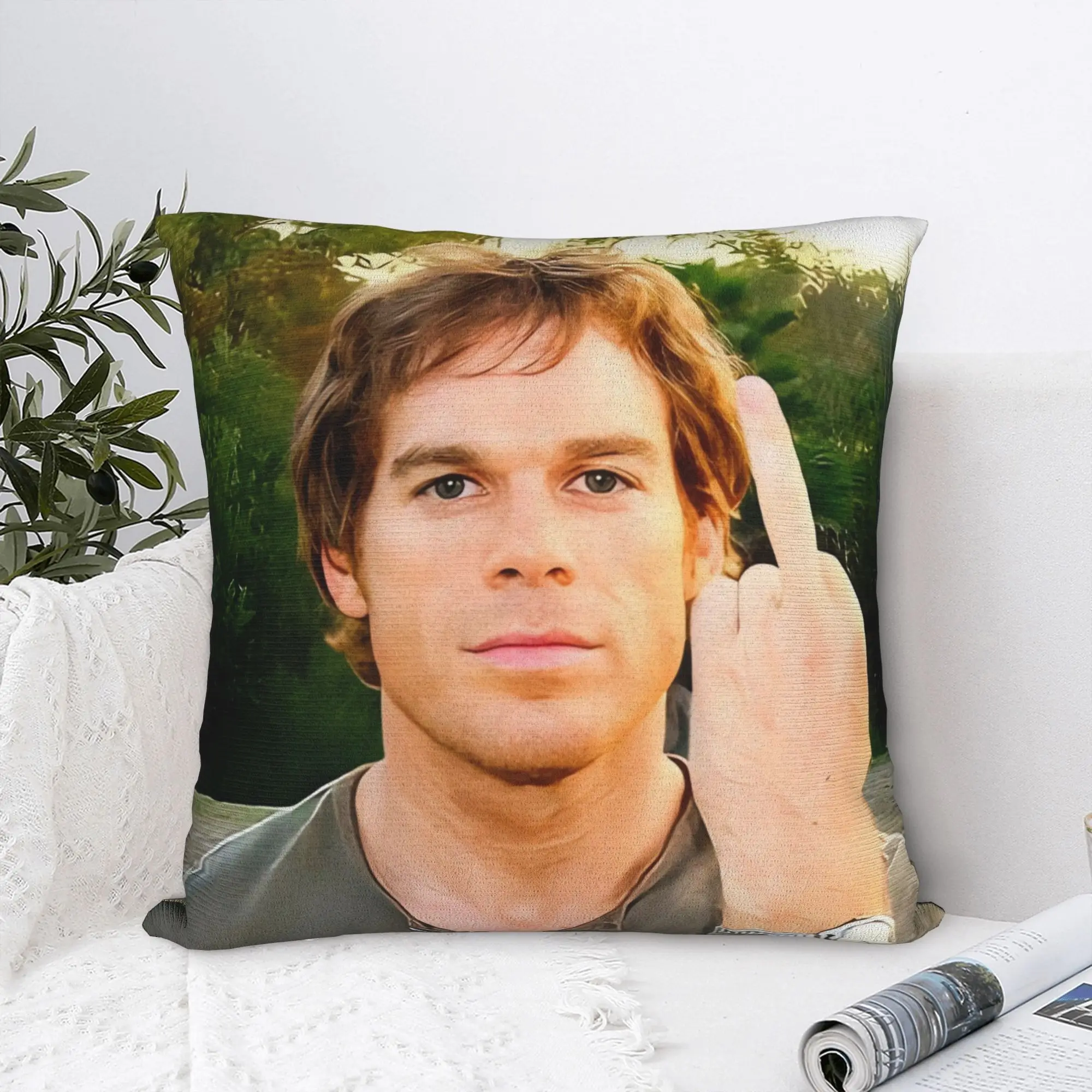 Dexter Morgan Pillow Case  Comfy Pillow Cover Novelty Pillowcases For Sofa Couch Bed Living Room