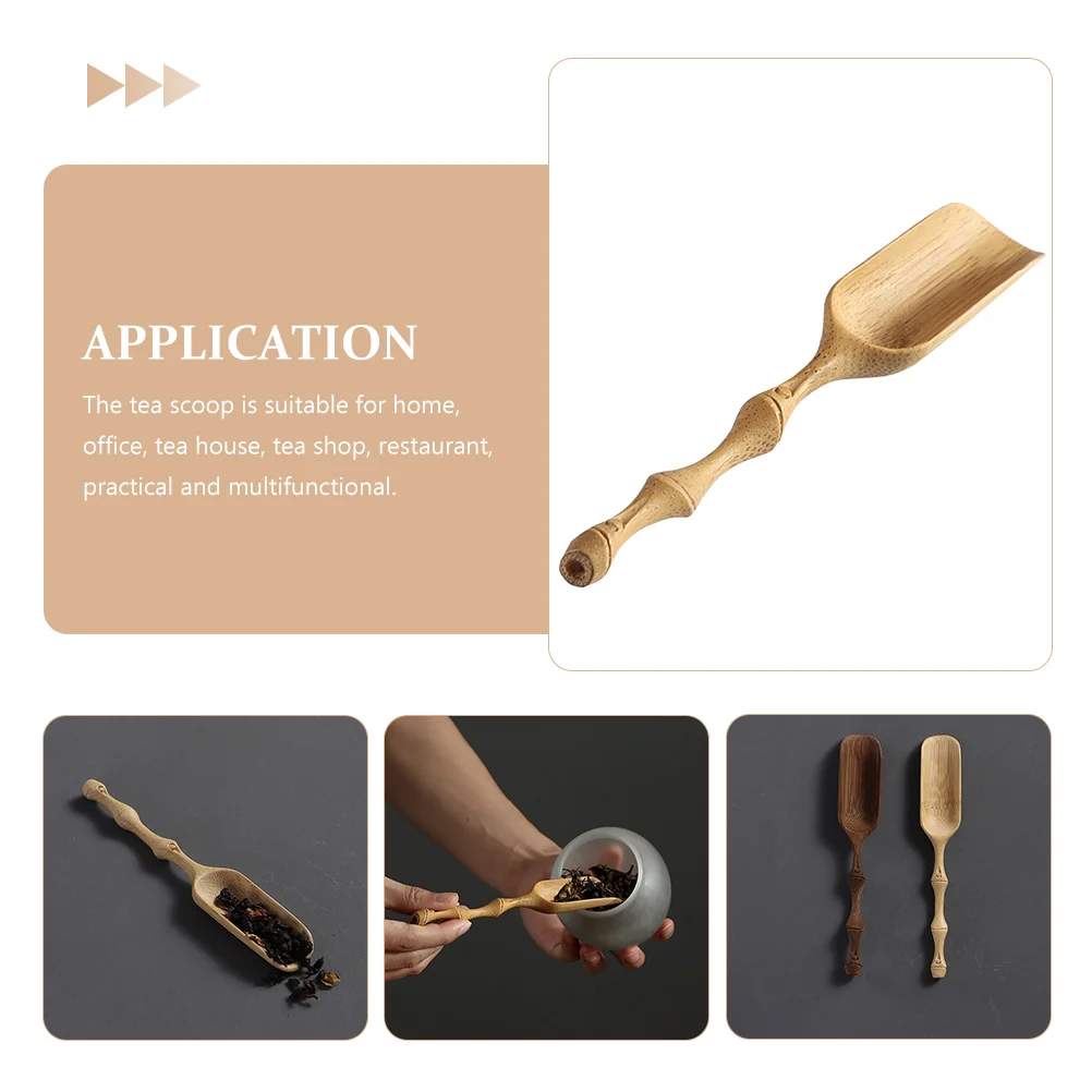 

Bamboo Scoop Carved Creative Design Practical Household Ceremony Spoon Salt Scoop Tool For Tea Shop Restaurant Use Bamboo Spoon