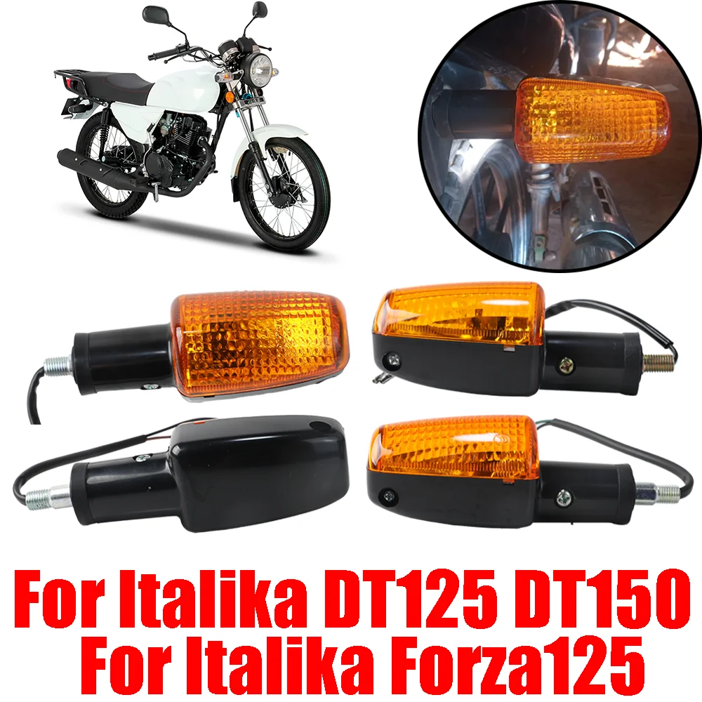 Para Italika DT125 DT150 DT 125 DT 150 Forza 125 accesorios de motocicleta luz intermitente direccional lámpara indicadora