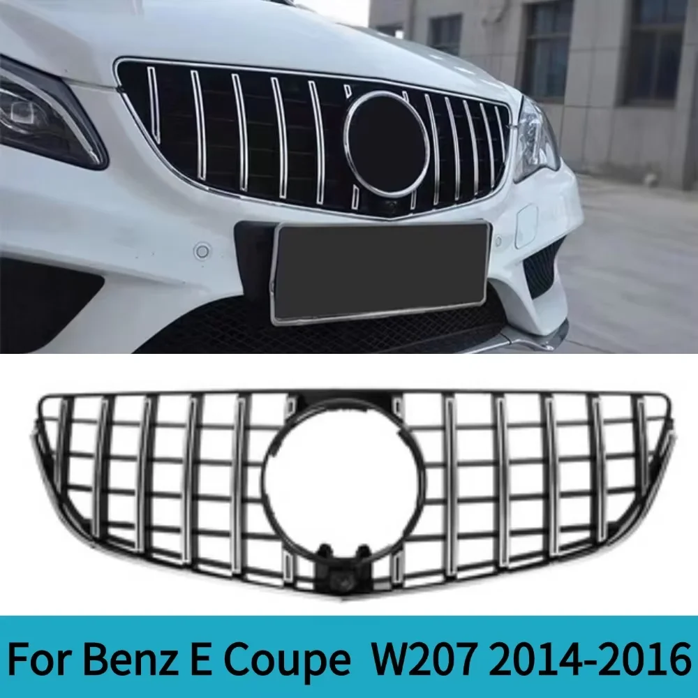 For Front Bumper Racing Grill Billet Gril for Mercedes Benz E Class Coupe W207 C207 E200 E250 E300 E400 E500 2014-2016