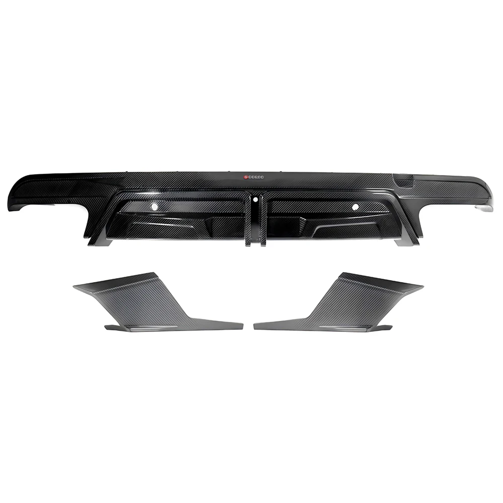 Dry Carbon Fiber Rear Diffuser Lip Splitter For BMW 24-25 F95 X5M VS Style Bumper Bottom Replacement