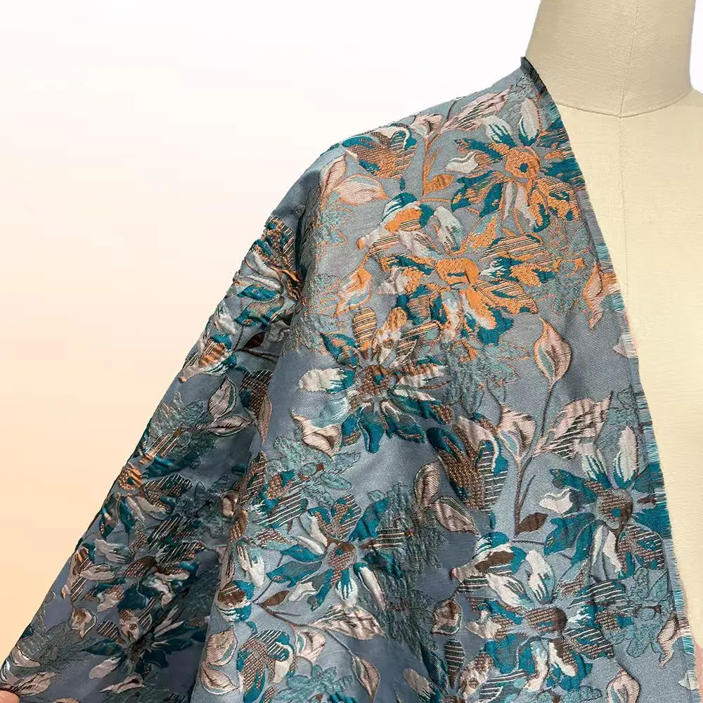 

Высококачественная жаккардовая кружевная ткань, 5 ярдов, французская парчовая ткань