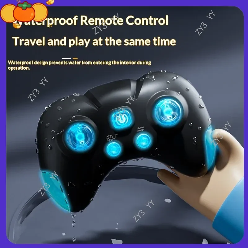 Brinquedo de tubarão de controle remoto modelo de simulação subaquática barco para crianças brinquedos de barco RC