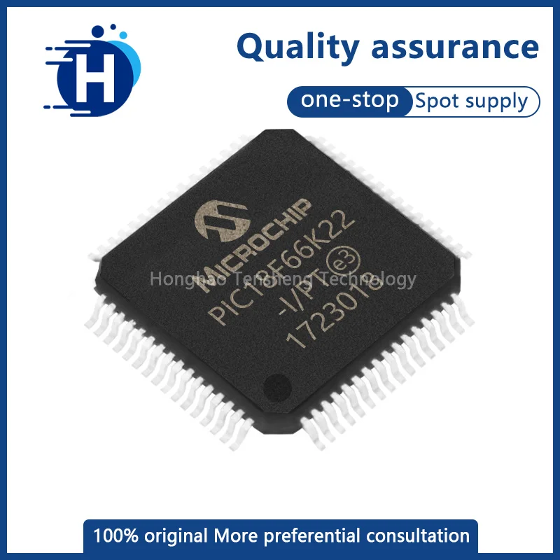 

New original stock, Chip PIC18F66K22-I/PT MCU, microcontroller TQFP-64