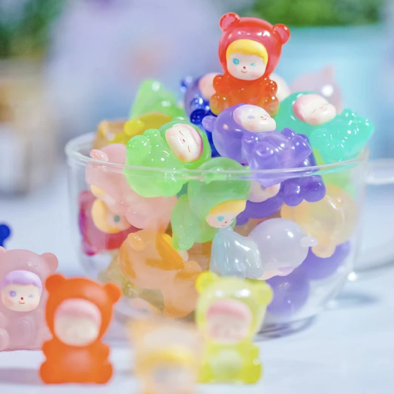 MUMU Gummy Bears Series Blind Bag Toy Surprise Mystery Box Guess Bag Cute Mini Anime Figure Doll Kawaii Model Kid Christmas Gift