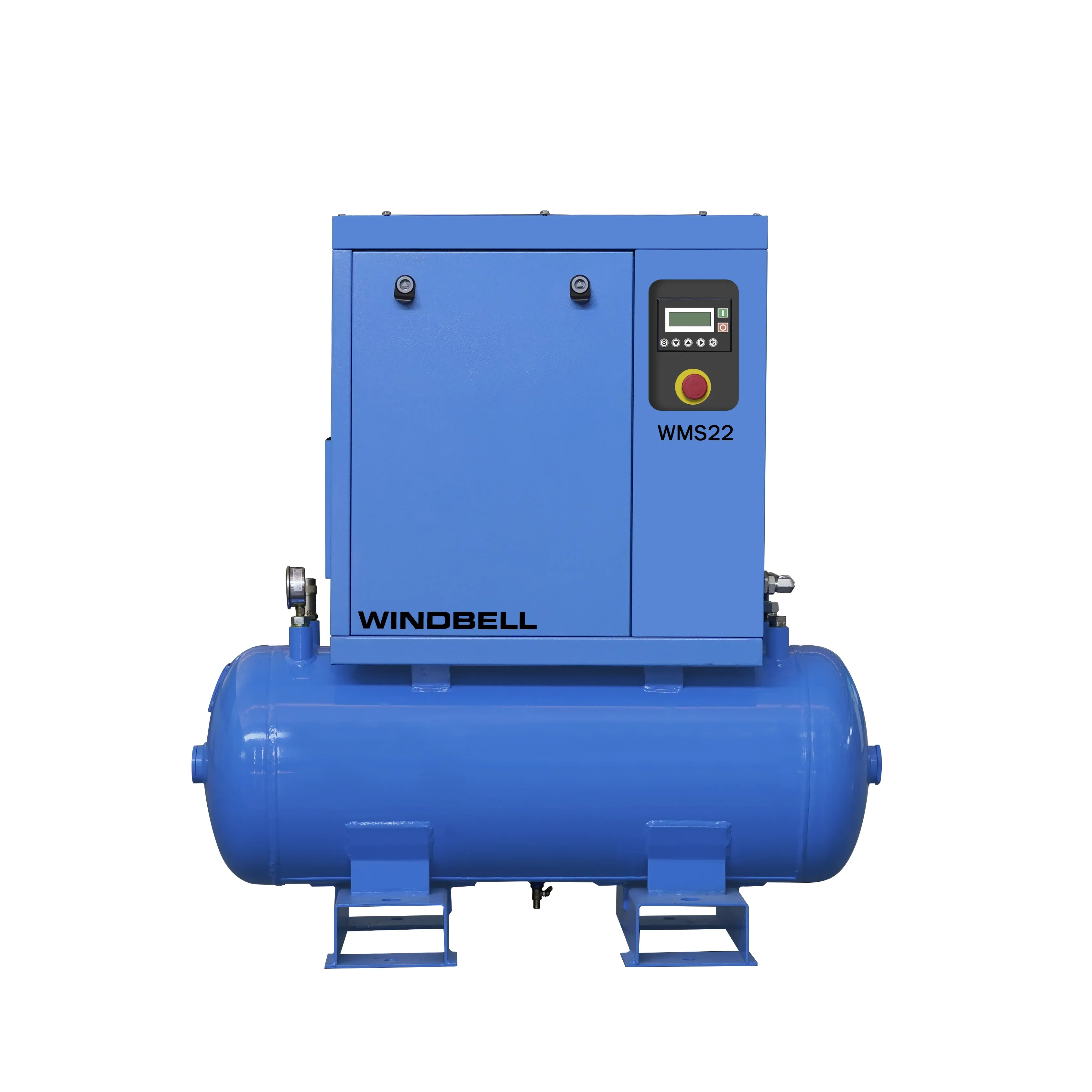 

Hot Selling High Quality 2.2KW 3Low Noise Energy Saving Small Screw Air Compressor With Air Tank