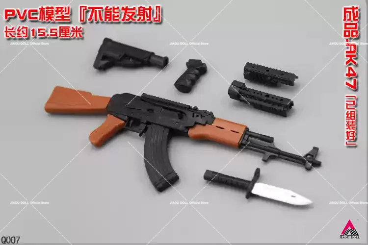 1/6 Scale HK416 AK47 M16A4 ARX160 Tavor MK18 Gun Weapon PVC Model Soldier Accessories Props Fit 12'' Action Figure Body Doll