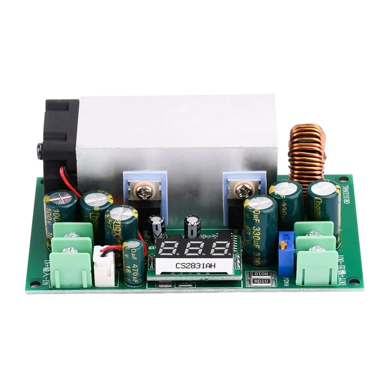 DC-DC High Power 600W Adjustable Step-Down Power Supply Module With Voltage Display 12V-75V To 2.5V-50V Buck Converter Durable