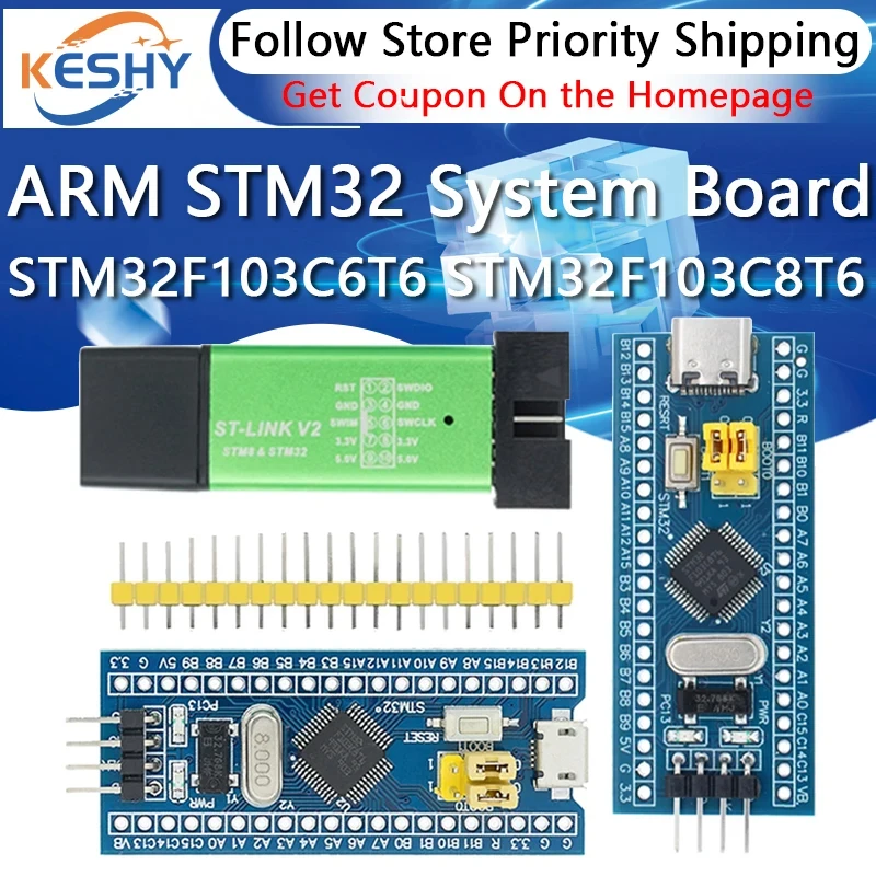 STM32F103C6T6 STM32F103C8T6 ARM STM32 Minimum System Development Board Module For Arduino