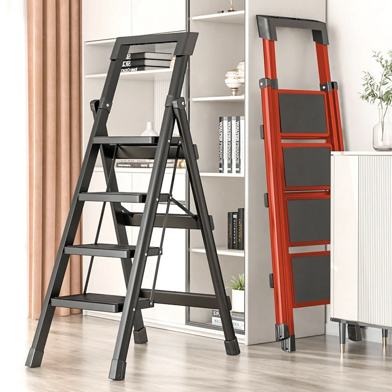 

High Ladder Climbing High Protable Ladder Chair Foldable Library Classroom Ladder For Home Escada Folding Ladders