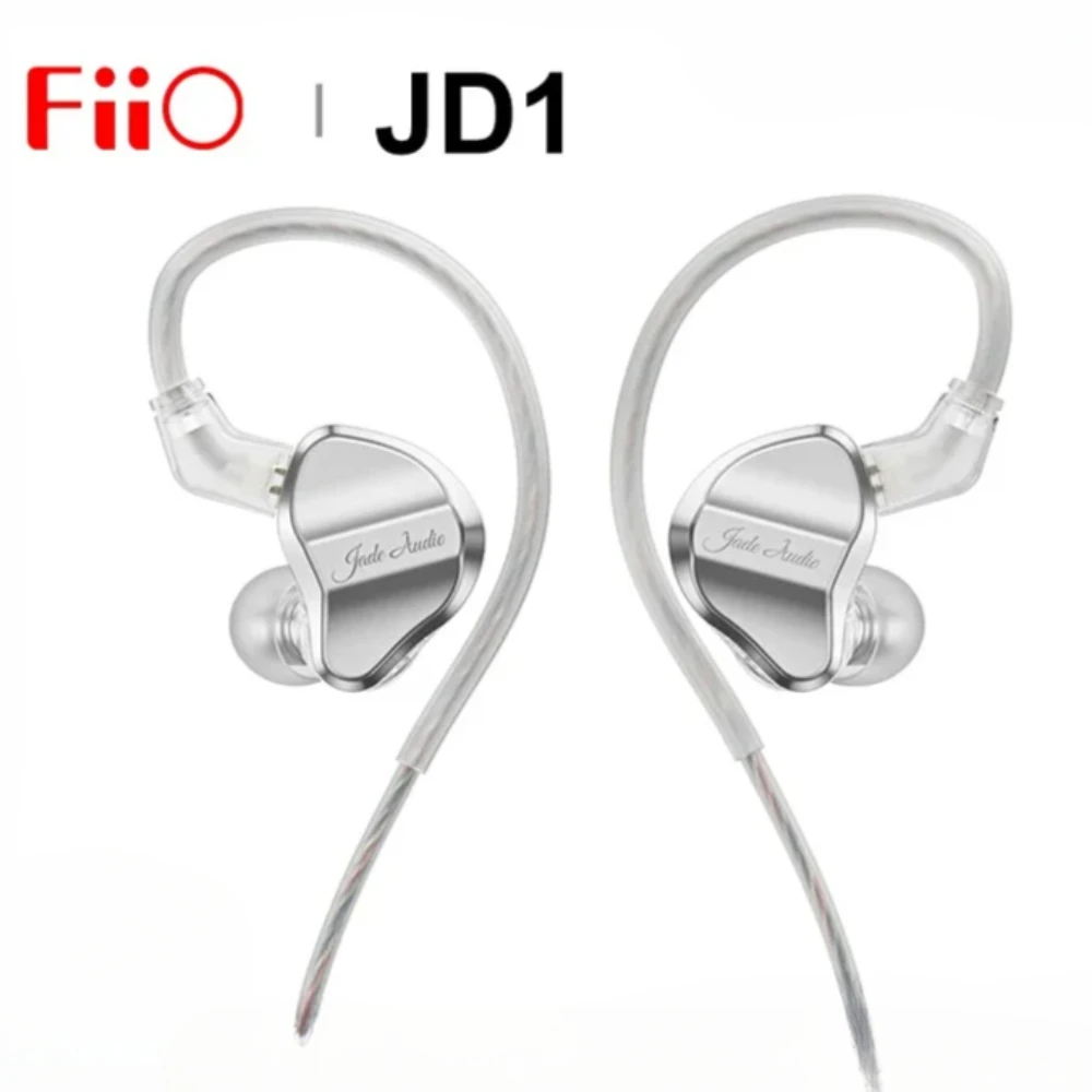 FiiO JD1 in-ear Earphone High Performance Dynamic Driver in-Ear Monitor IEM HIFI Bass Stereo Headset Sport Game Earbud with Mic