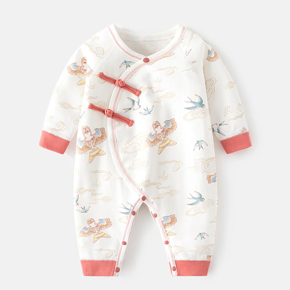 Baby Boy Romper Long Sleeve Cotton Cute Pattern Spring Autumn Winter Newborn Clothes Baby Girl Jumpsuit Wholesale Price