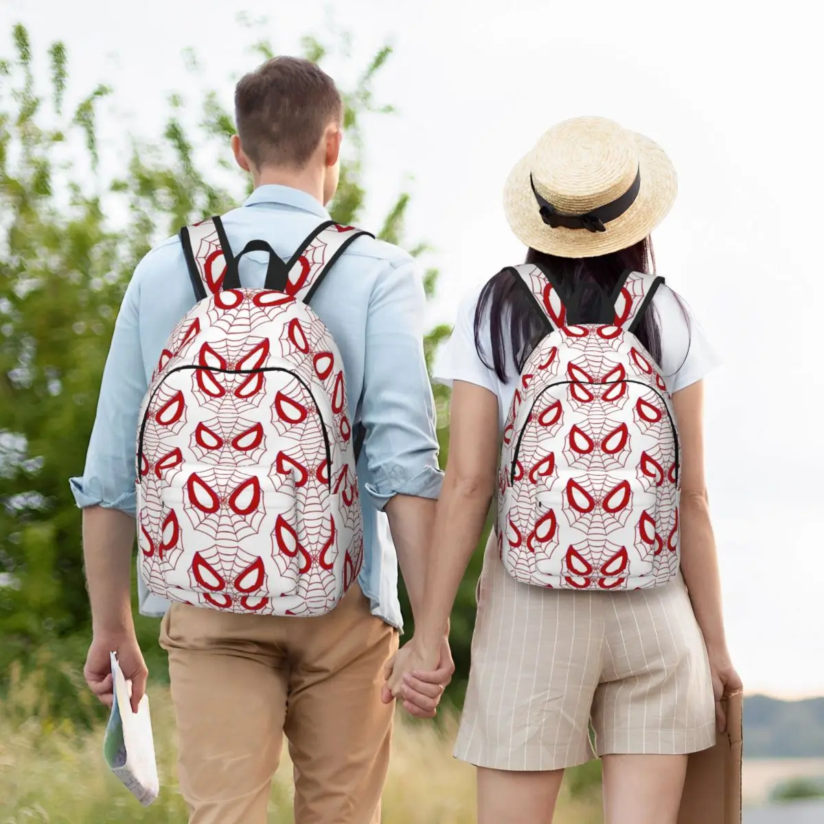 Plecak Spiderman Spiderverse Superhero Plecak Męski Kobiety nastoletni licealista Biznes Daypack Laptop Płócienna Torba Kieszeń