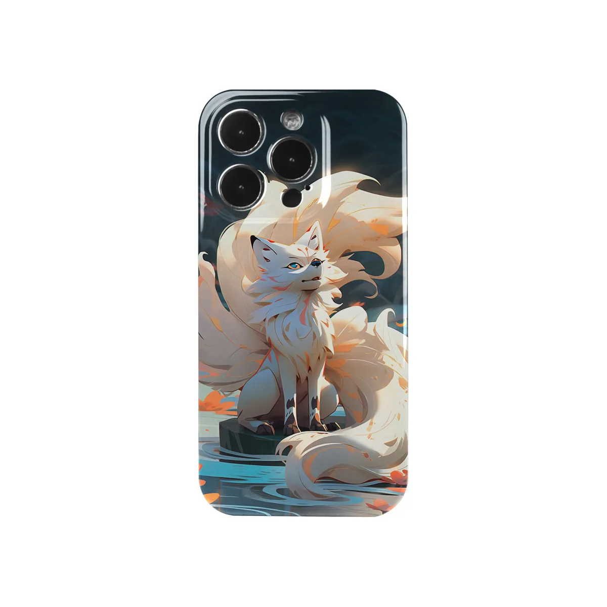 Coque iPhone Art Phone Case Fairy Tale Nine Tails Fox Chinoiserie Chinese Style for iPhone 14 13 12 11 Pro Max 8 7 Plus SE