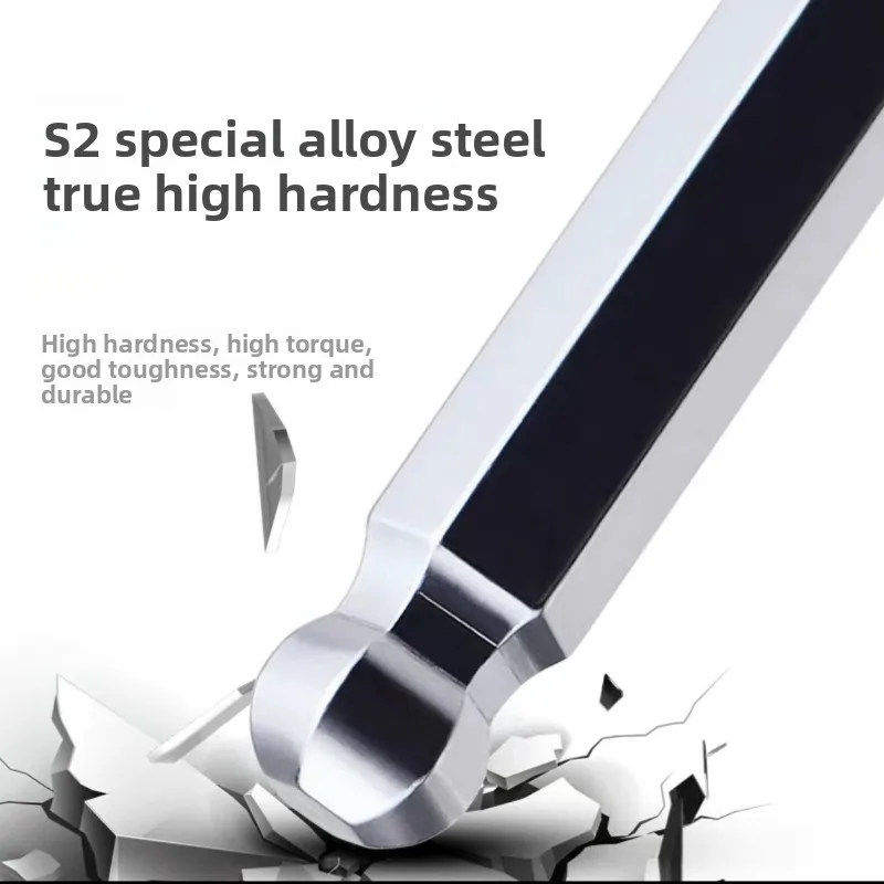 DAREX Extended Metric and Imperial L-shaped Ball-end Hex Key Sets S2 High Hardness Ideal for Various Applications