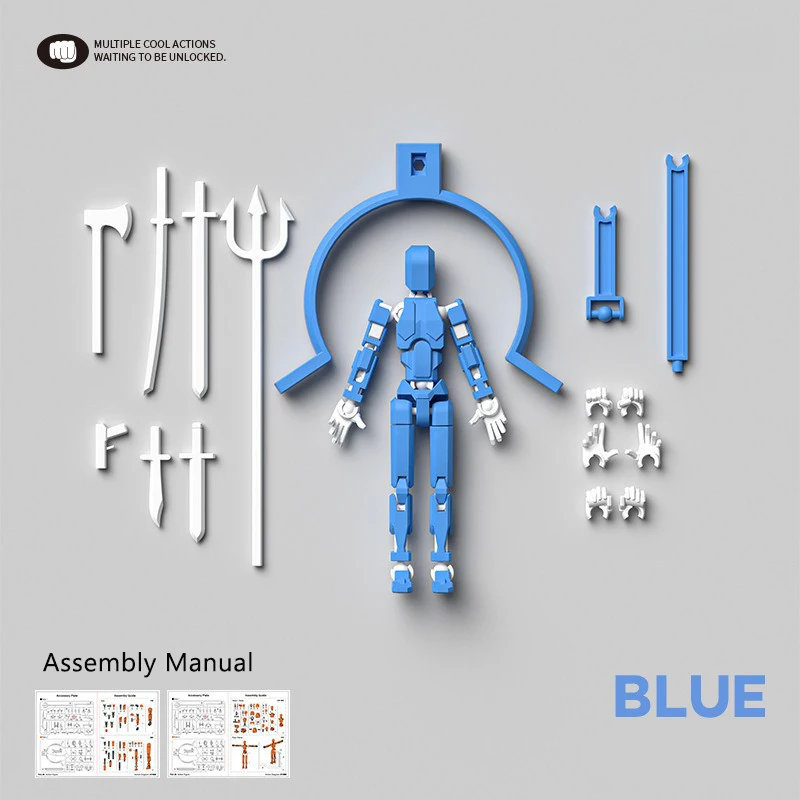 Mehrgelenkiger Beweglicher Formwandler-Roboter mit Magnetischer Anziehung, 3D-Gedruckte Schaufensterpuppe, 13 Actionfiguren, Spielzeug, Ornamente, Geschenke