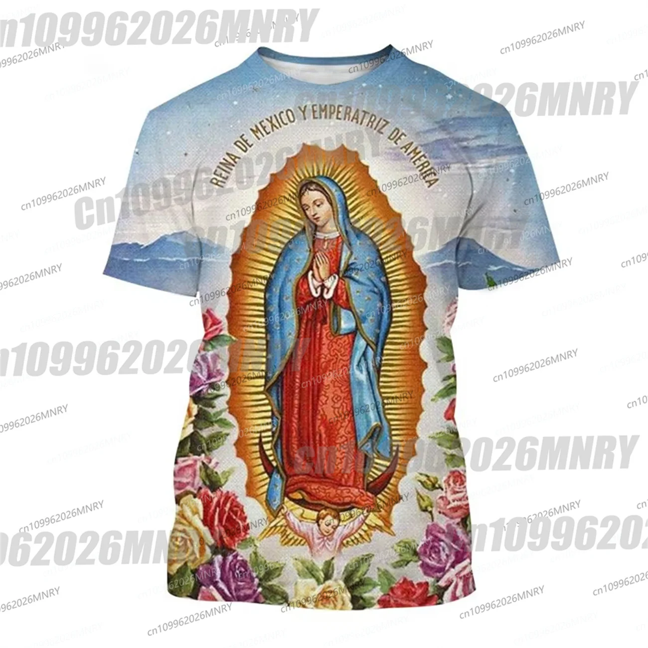 Summer hot selling vibrant and fashionable Mexican Maria 3D printed Kid tshirt Top comfortable T-shirt with Men Woman tshirt