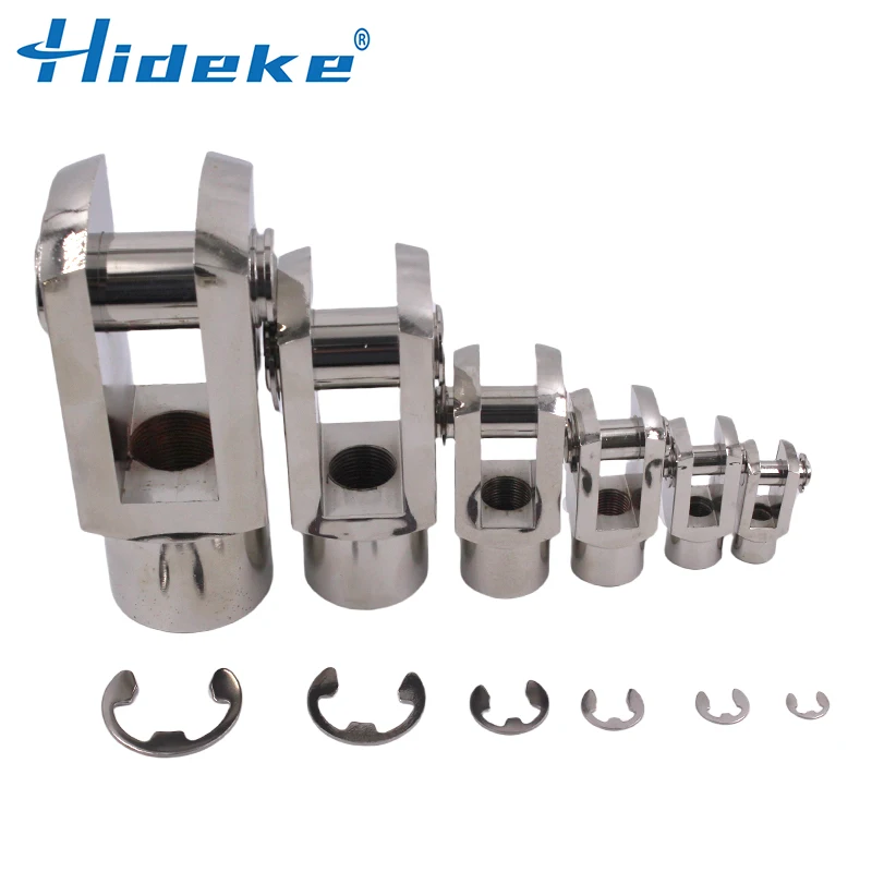 SC MAL MA Standard Cylinder Accessories Y-Type Connector with Buckle Nickel-Plated Mounting Accessories Connector Fixed Y-50/63