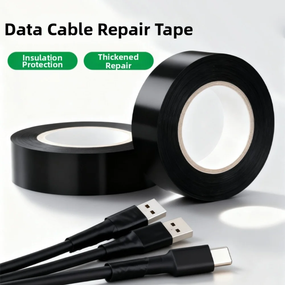 Electrical Tape PVC Flame Retardant Thick Black Insulation Wiring Harness Repair Rolls Multipack Home Workshop Tool Set
