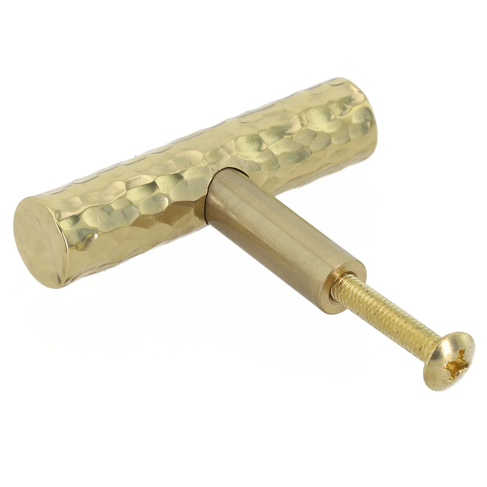 

Furniture Upgrade Brass Furniture Handles Cupboard Handles Wear-resistant Brushed Gold Finish Ergonomic Design