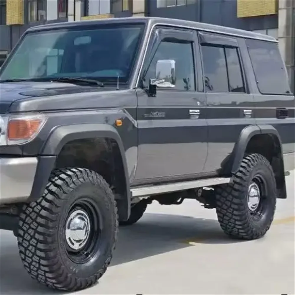Wheel Arch Fender Flares for Toyota Land Cruiser 76 Series LC76 2007-2023 Fender Flare Kit Texture Off Road SUV Accessories
