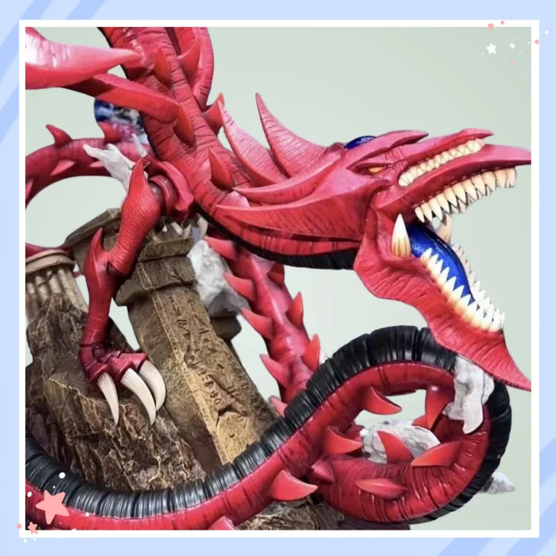 Yu Gi Oh Slifer The Sky Dragon Gk Pvc Anime Figure Collectible Statue Desktop Display Decoration For Adult Hobby Collectors - Detail 1