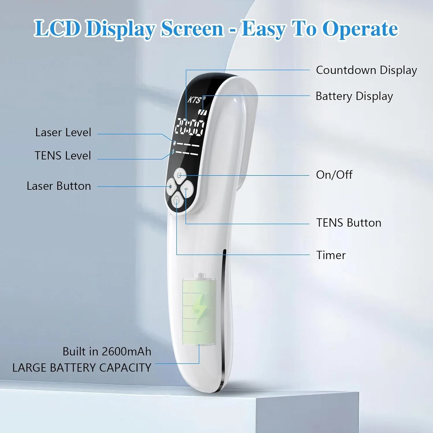 Portable Red Light Therapy Device, Infrared Light Therapy Pain Relief, Cold Red Light Human Therapy Device for Joint and Muscle