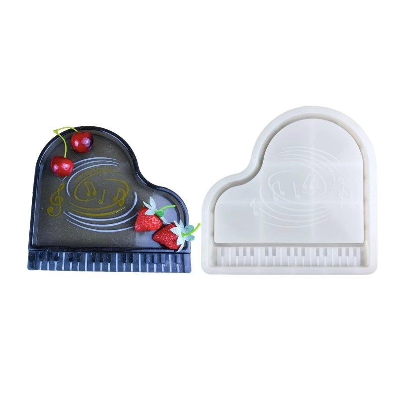 

Creative Silicone Mold for Resin Tray Crafting Large Piano Shaped Mould Epoxy Jewelry Holder Accessories Mold Dropship