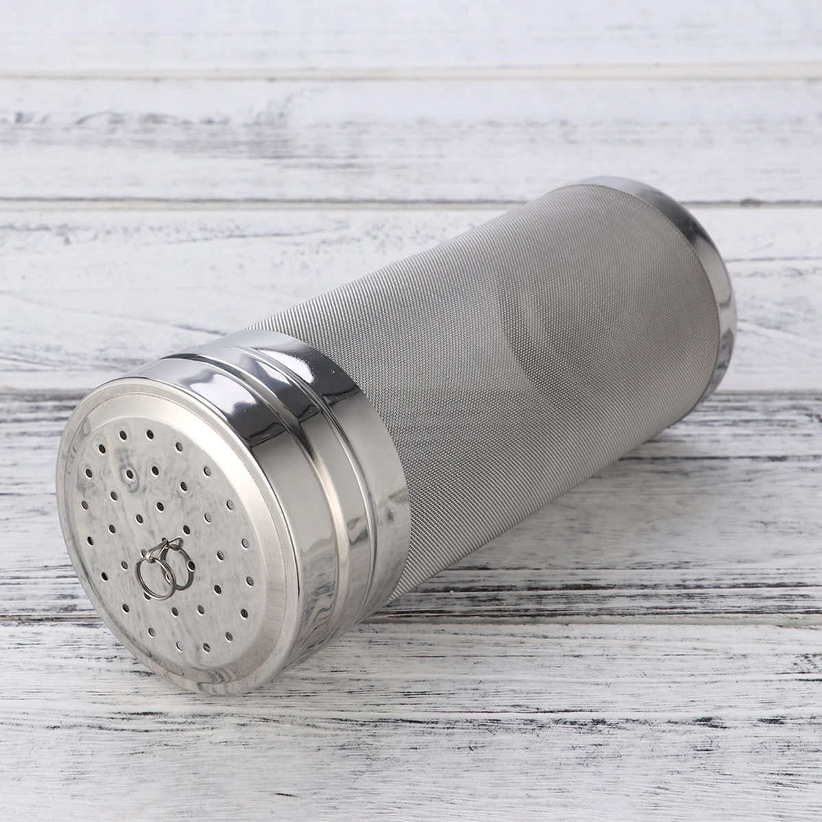 

Beer Brewing 7x18cm Fine Mesh Strainer Steel Filter Cartridge Suitable Beer Coffee Kitchen Bar Tools