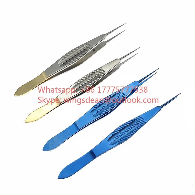 

Ophthalmic Castroviejo Forcep 108mm Tying Toothed Forceps Ophthalmic Tweezers Surgical Instruments