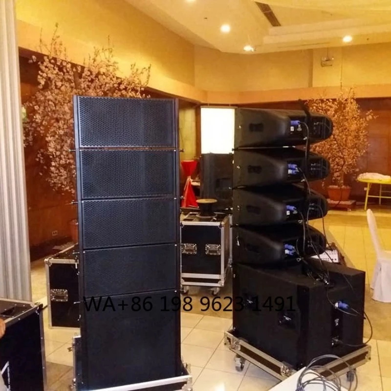 10 Inch Active Line Array PA Speaker System High Quality Professional Audio for Outdoor Stage Church Live Performance Event