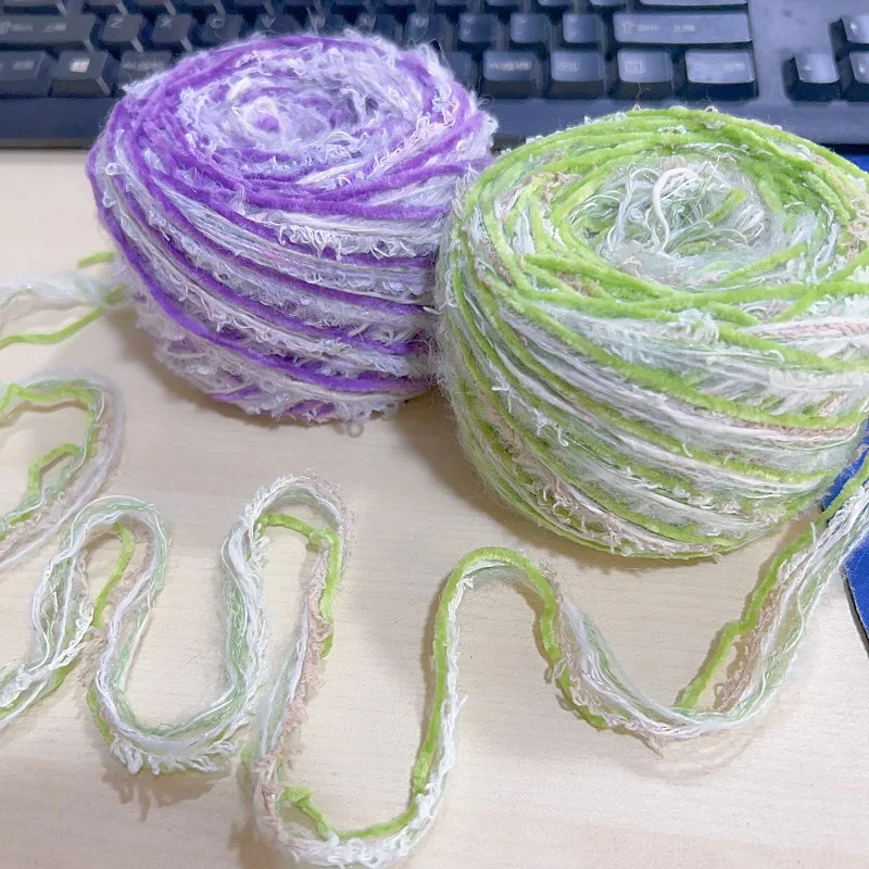 80 г морская соль, ручная Смешанная нить мечты, плетеная пряжа, сделай сам, вязание крючком, вязание крючком, темно-зеленая шерстяная пряжа, подарок
