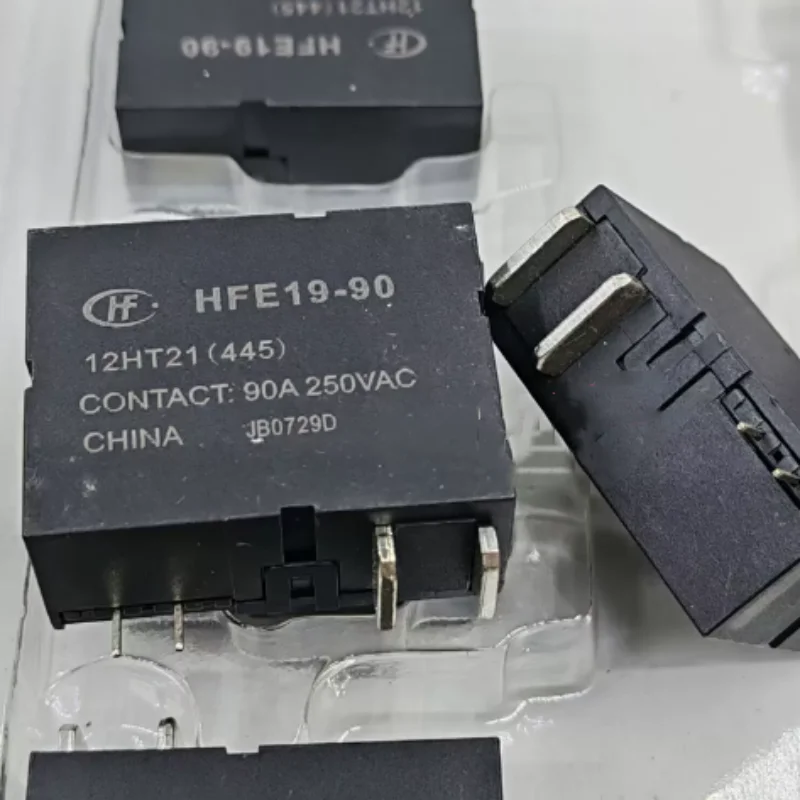 HFE19-90 12HT21 is a brand-new 90A single-coil latch magnetic holding relay 12V