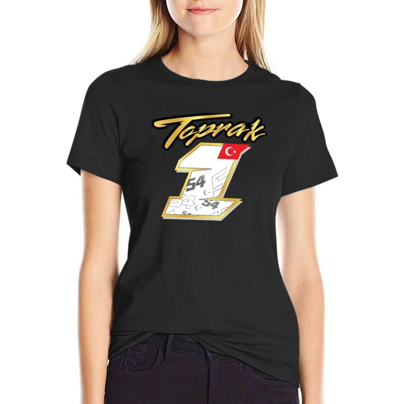 Copy of Toprak Razgatlioglu Number 1 T-Shirt funnys cute tops plus size tops tees tshirts for Women