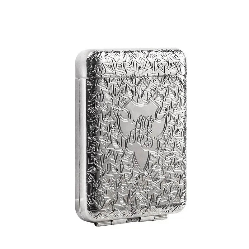 Bloody Gangster with The Same Cigarette Case Lighter Engraved Anti-pressure Portable Personality Creative Smoking Accessories