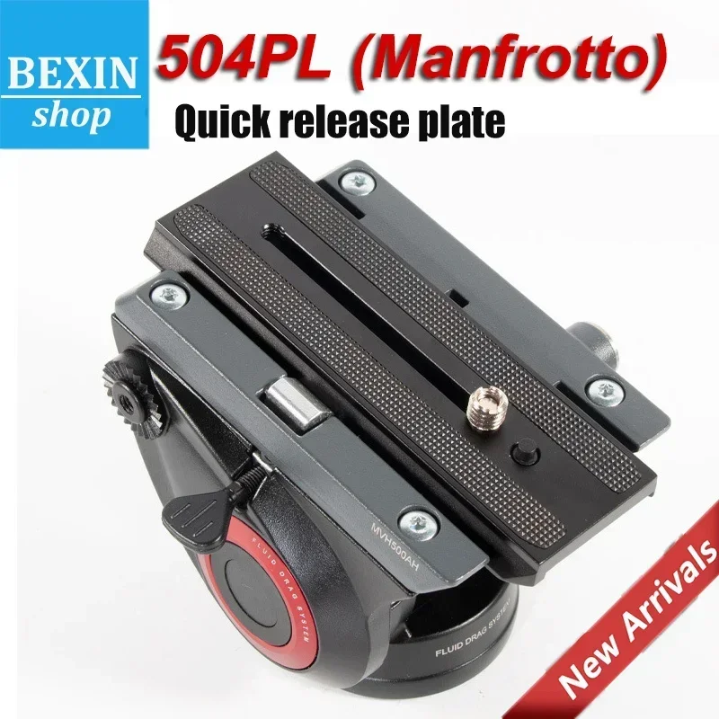 Manfrotto nowy mocowanie kamery płytka obrotowa szybkiego uwalniania ze śrubą „ 1/4 ”z nakrętką 3/8” do hydraulicznego PTZ Manfrotto MVH500AH