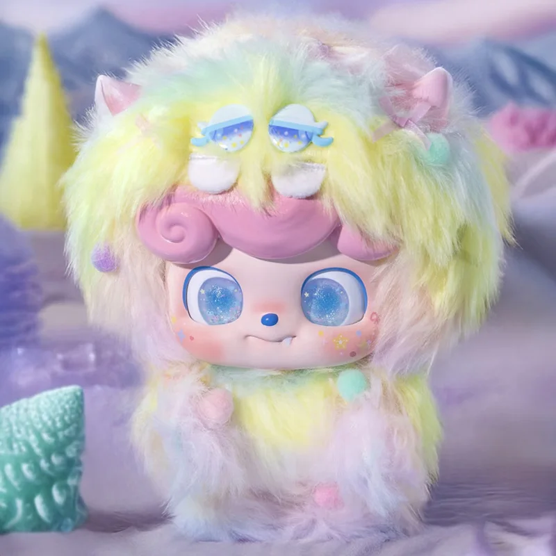 Limit Q.Kid Neon Beast Illusionary Cosmic Waves Series Big Doll Q Version Cartoon Room Decor Toys Adult Kids Surprise Gift