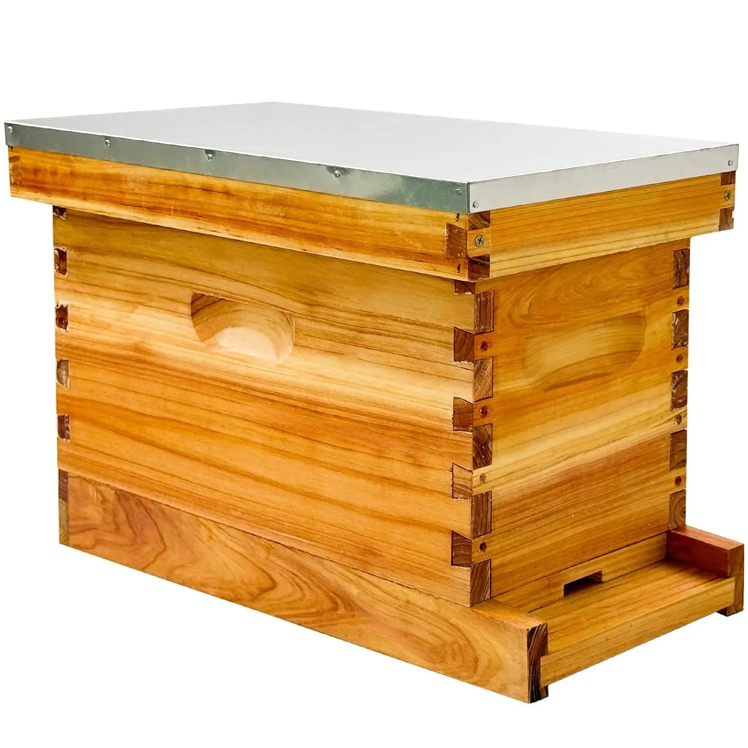 

5 Frame Bee NUC Box Kit Beeswax Coated Includes Bee Hive Frames and Foundations (Unassembled), Customized