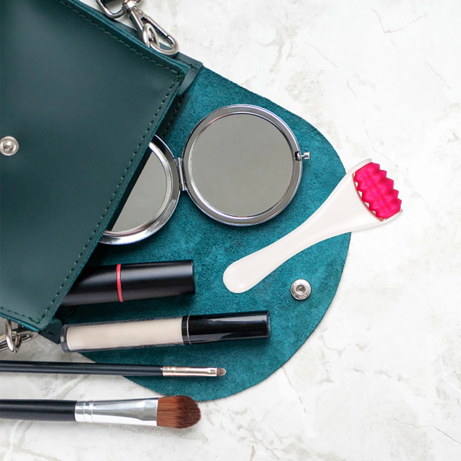 1 قطعة أداة تدليك الوجه المحمولة لجلد العين للدورة الدموية خفيفة الوزن جهاز العناية بالبشرة أداة تجميل الوجه التخسيس #5