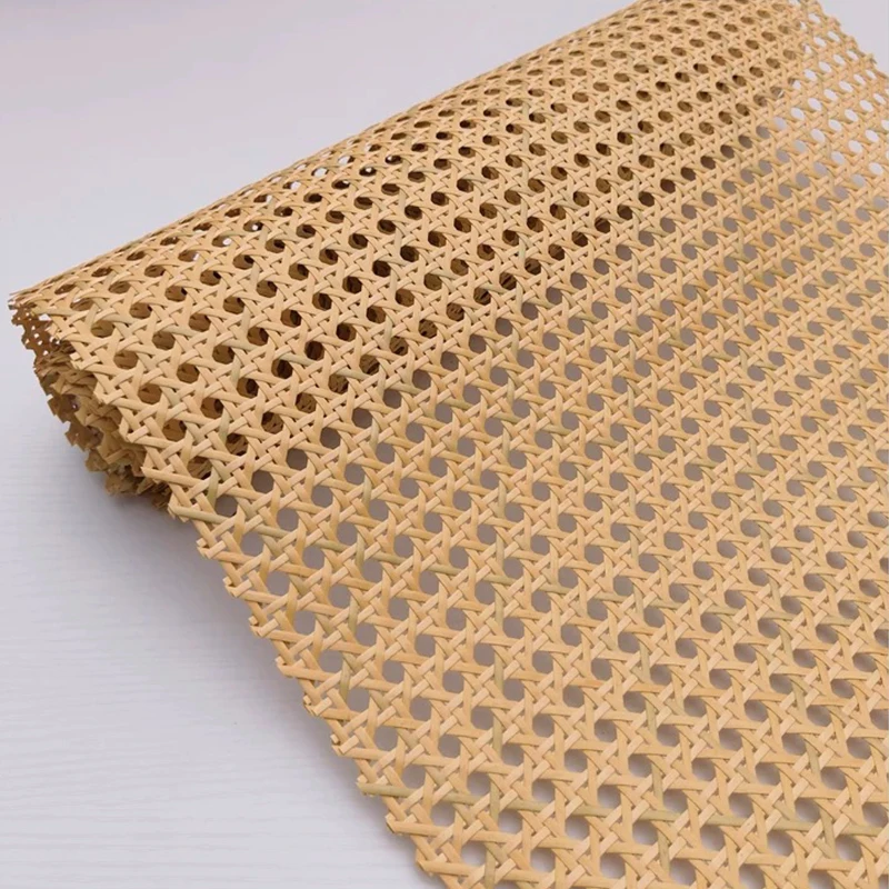 Plastic Rattan Octagon Woven Decorative Furniture Chair and Cabinet Crafting Net Rattan Repair Material Width 40CM/45CM Optional