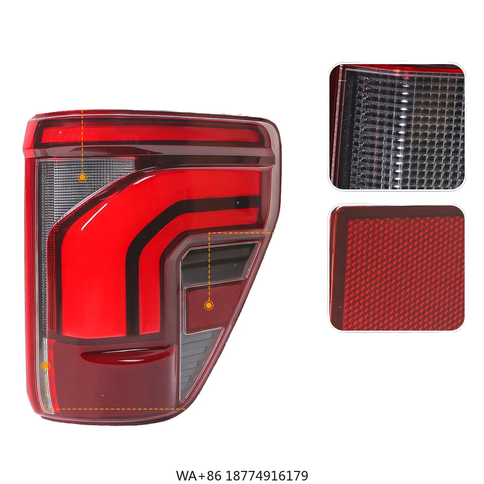 

JOLUNG LED Tail Light for F-150 2024 2025 Driver & Passenger Side Pair Replace OEM RL3Z13404A RL3Z13405A
