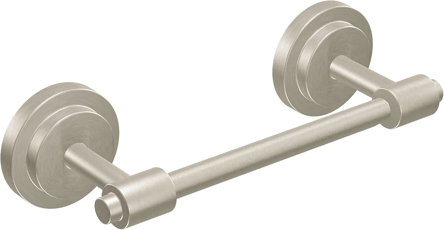 

DN0708BN Iso Collection Double Post Modern Pivoting Toilet Paper Holder, Brushed Nickel