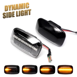 Dynamic LED Side Marker Light For Toyota Land Cruiser Prado 70/80/100 Series FJ Cruiser Hilux Turn Signal Dynamic Amber Light
