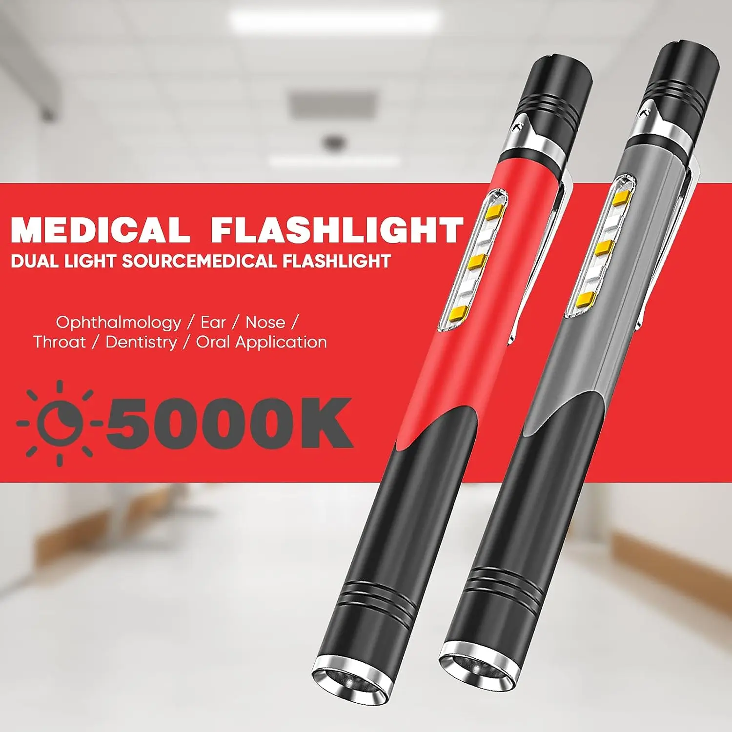 Mini Led Pen Light USB Rechargeable Flashlight Super Bright 4 Modes Pocket Torch Waterproof for Repair Emergency Nurses Doctor