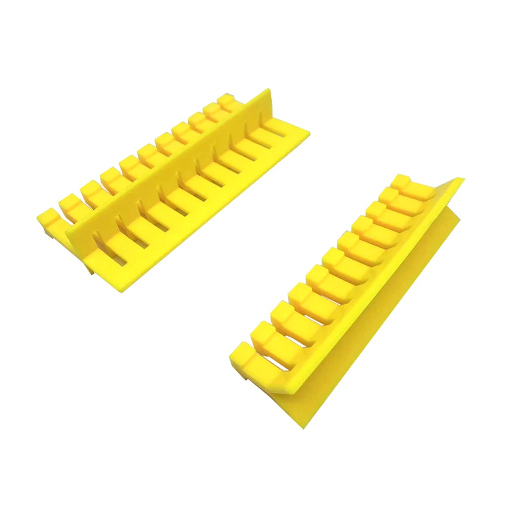 Paintless Dent Repair Right Angle Pull Tabs Yellow Plastic Dent Puller Pads For Corner Edge Dent Remova 2