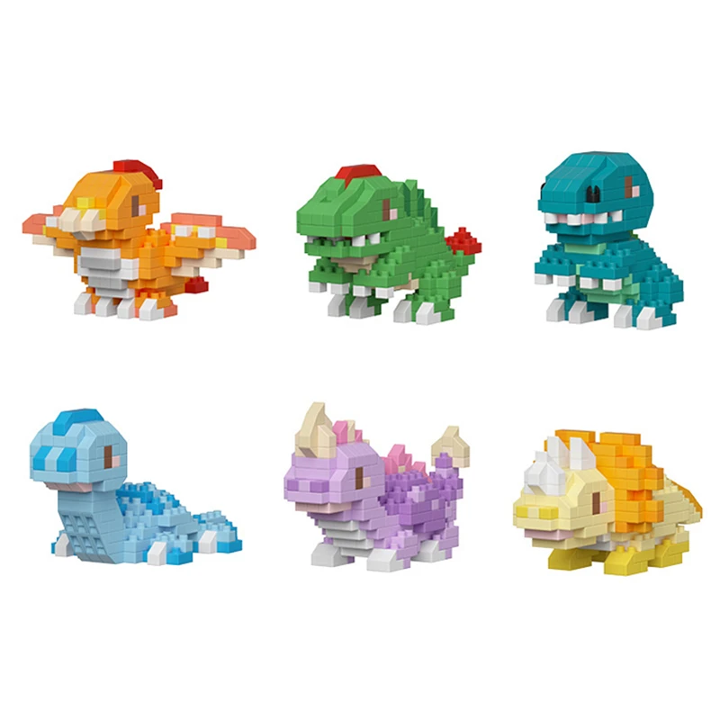 Small Dinosaur Micro-particle Assembled Building Blocks Diy Creative Leisure Toys Children's Animal Assembled Ornaments