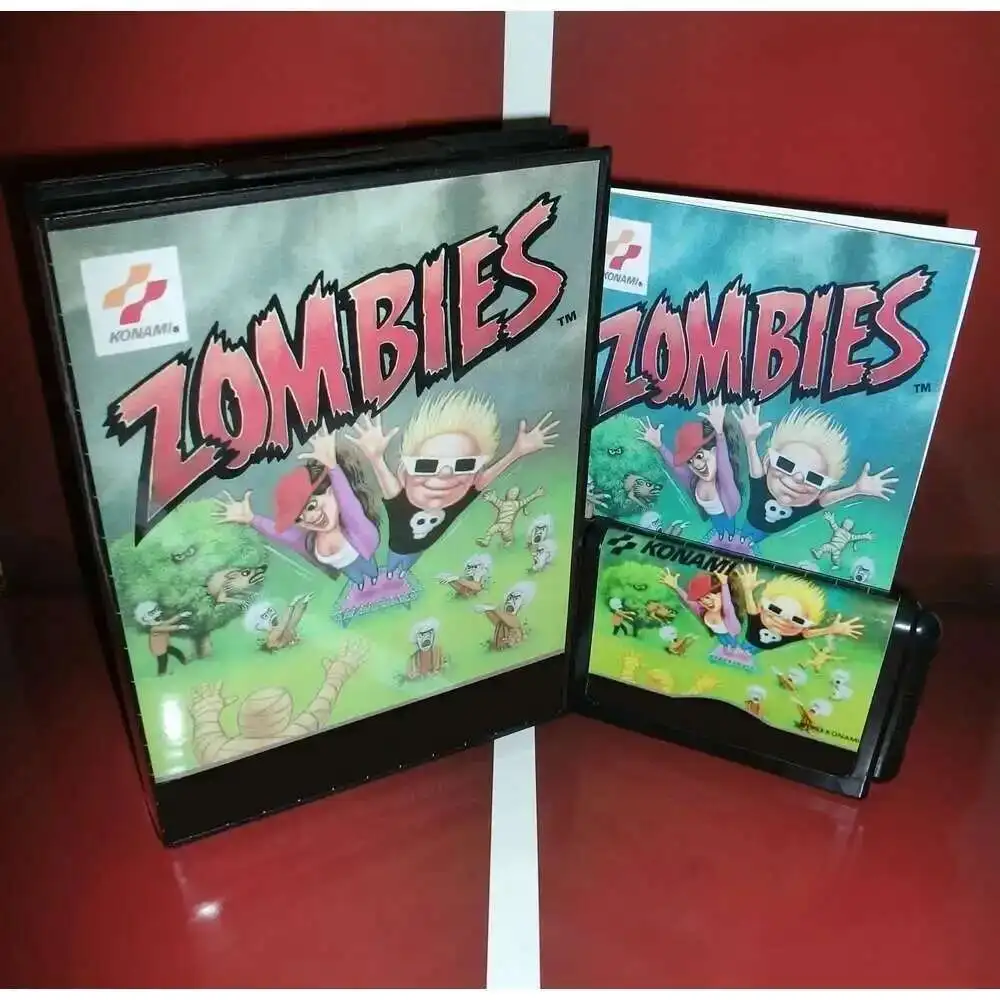 Zombie baru hanya 16bit MD kartu Game dengan kotak ritel & buku Manual untuk Sega Mega Drive/ Genesis