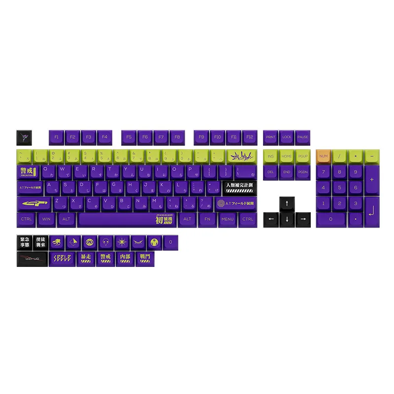 

120 Keys PBT Keycaps DYE-Sublimation XDA Profile Japanese Personalized Key Cap For Cherry MX Switch Mechanical Keyboard