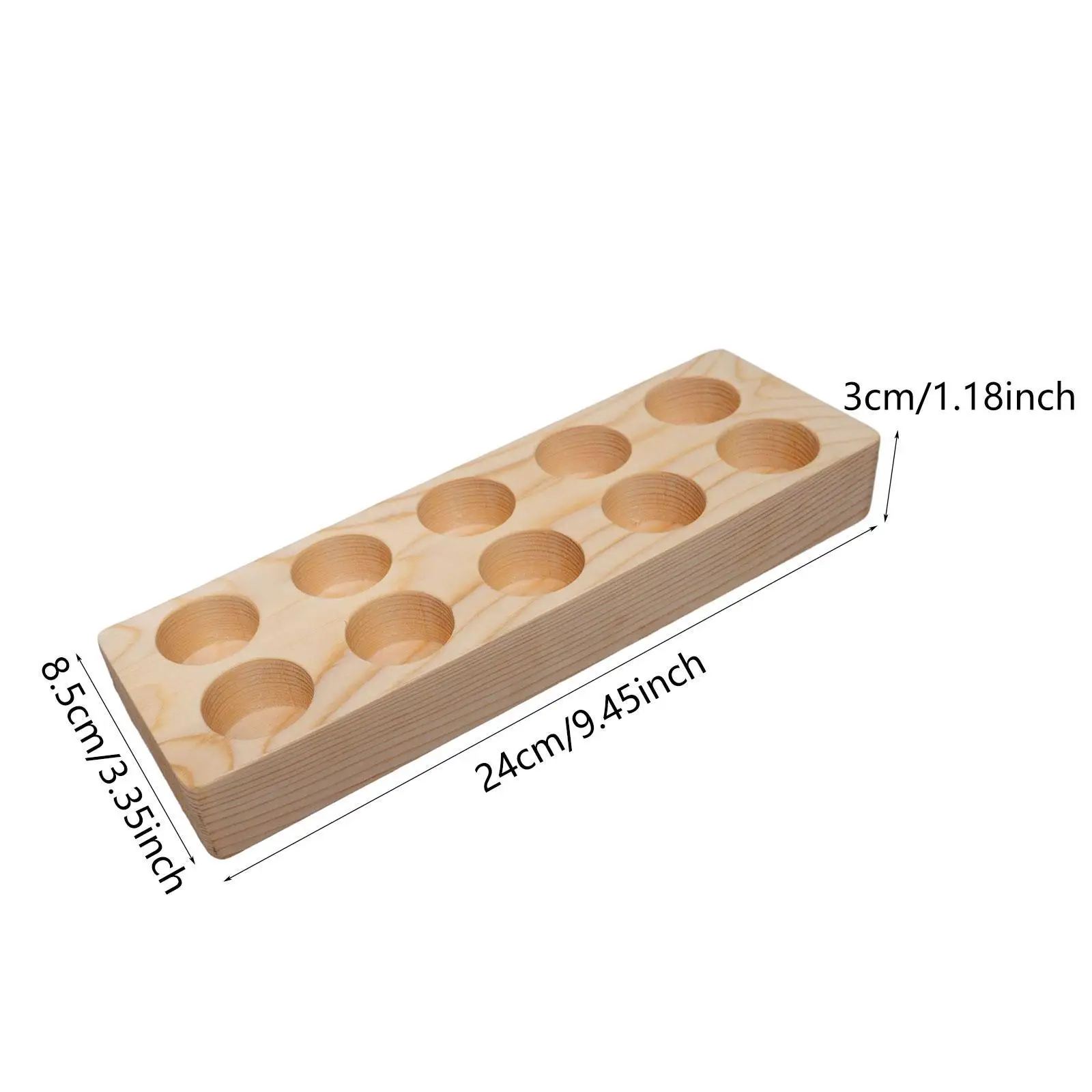 Hölzerner Präsentationsständer, Tischständer für Nagellack, Duftbehälter für Neujahr, Festivals, Geburtstage, Jubiläen, Einweihungsparty
