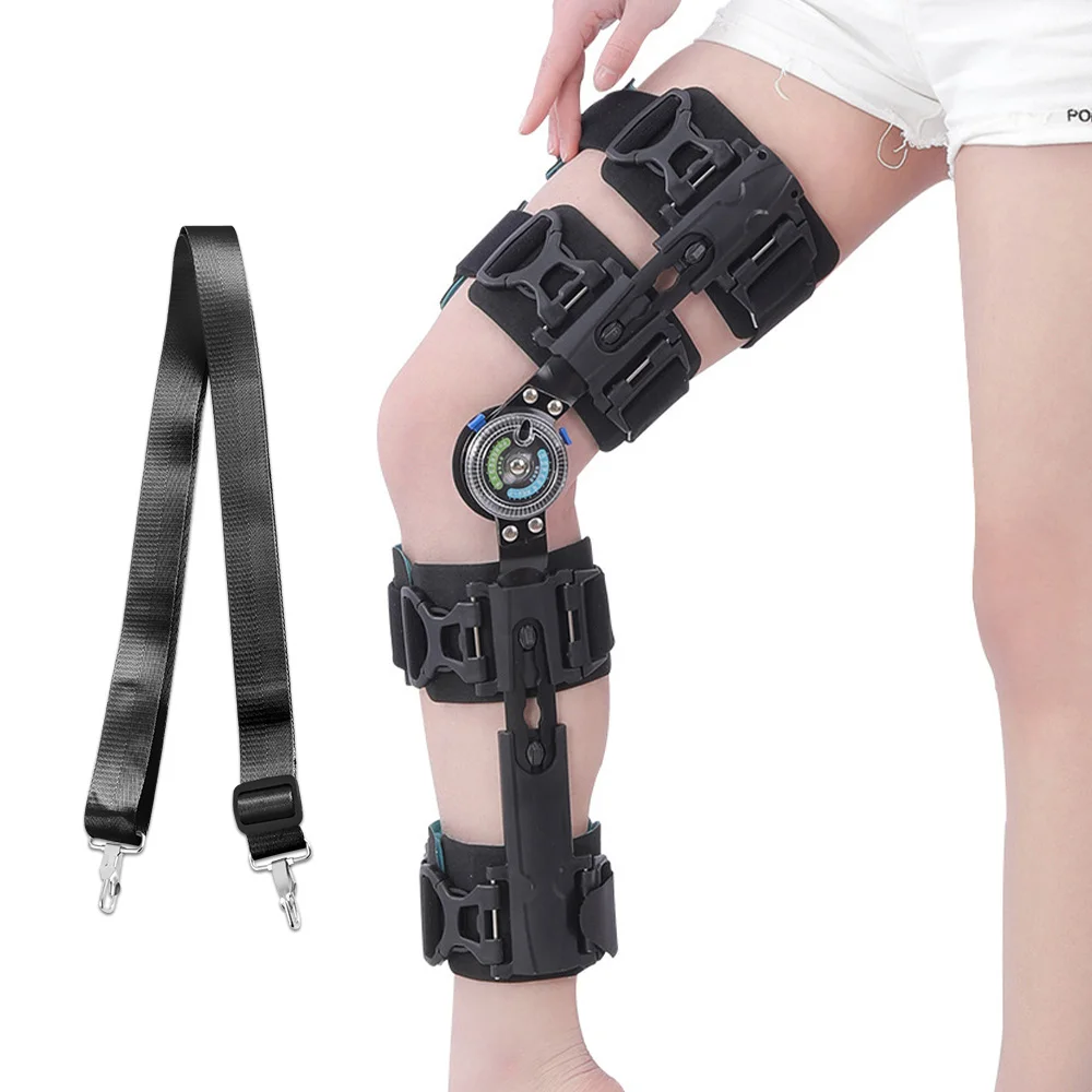 Adjustable Knee Brace Fixing Supporter Knee Joint Fixation Brace, Ligament Strain Orthosis, Ankle Meniscus Rehabilitation Kit